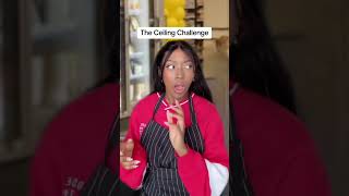 Why Risk Cracking Your Phone Because Of The Ceiling Challenge,Just Go To The Grocery Store