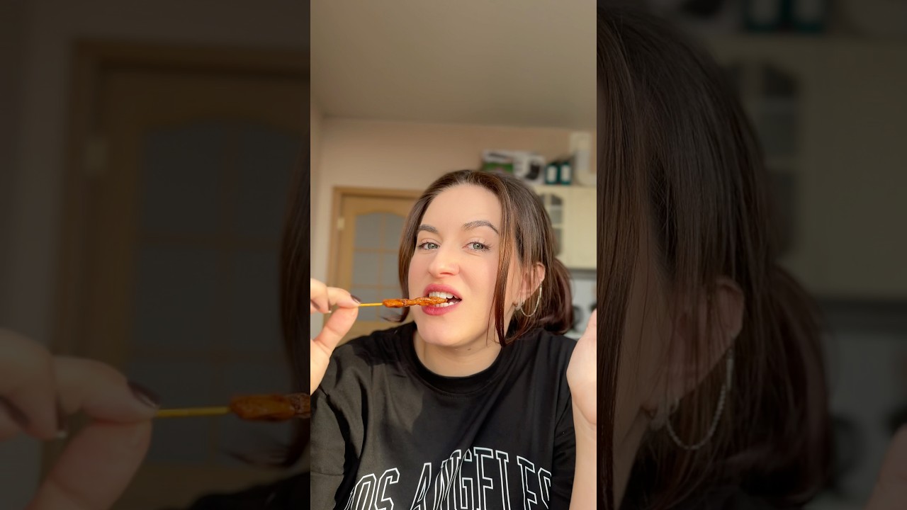 Пробуем китайские шашлычки из курицы🐔 