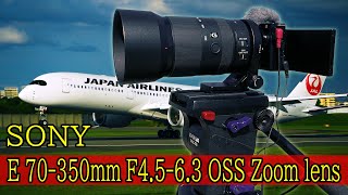 SONY E 70-350mm F4.5-6.3 OSS ズームレンズ　SONY ZV-E10 　ローリングシャッター現象解決策
