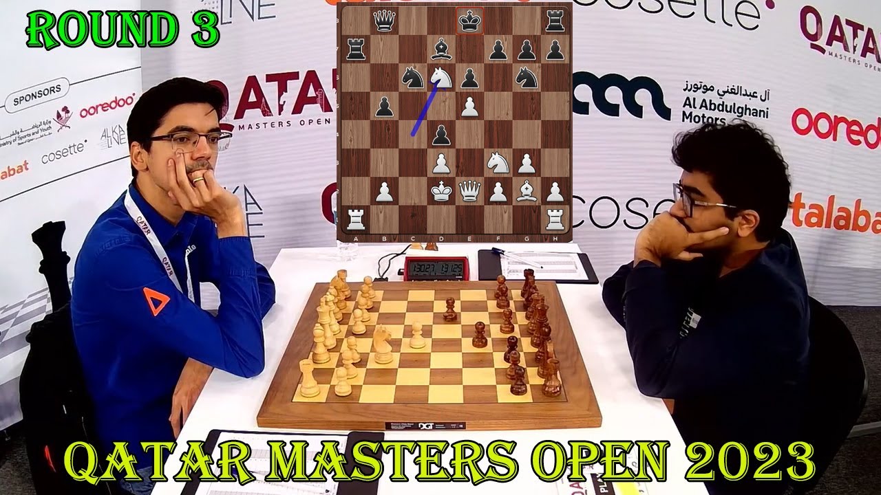 chess24.com on X: Giri got there in the end with a win after a crazy game!   #QatarMasters2023  / X