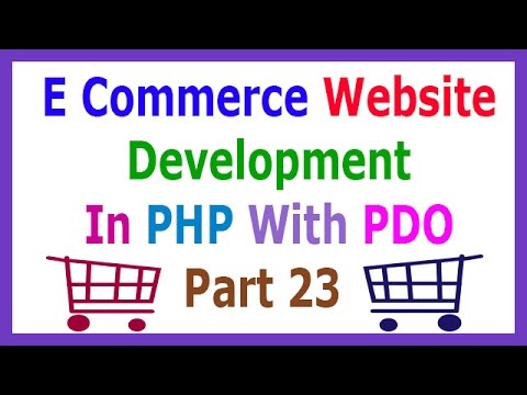 E Commerce Website Development In PHP With PDO Part 23 Display Products Category Wise From User Side