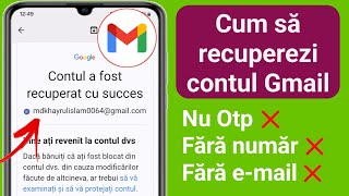 Recuperare Cont Gmail 2025 Cum Să Recuperezi Contul Gmail Recuperarea Contului Google