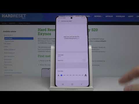 How to Change Font Size in SAMSUNG Galaxy S20 – Customize Display Size