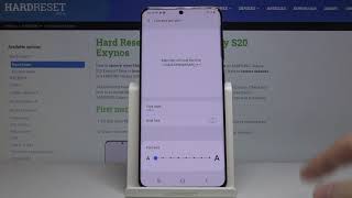 How to Change Font Size in SAMSUNG Galaxy S20 – Customize Display Size
