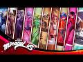 MIRACULOUS ALL TRANSFORMATIONS Season 6 Tales Of Ladybug And Cat Noir