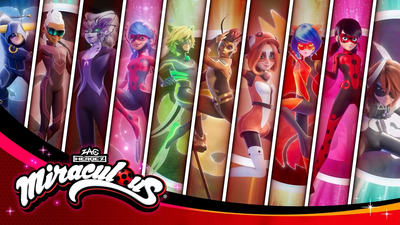 MIRACULOUS | 💫 ALL TRANSFORMATIONS - Season 6 🐞 | Tales of Ladybug and Cat Noir