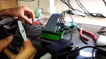 AVR PWM Control (servo motor) with ADC(Slide Variable registor)20131109_174426.mp4