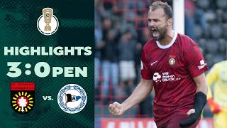First big upset! | SG Sonnenhof Großaspach vs Arminia Bielefeld 3-0 | Highlights | DFB-Pokal