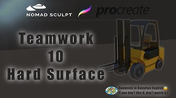 Nomad Sculpt - Teamwork 10 - Forklift - Hard Surface (V1.65 - 22.4.2022)