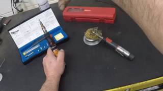 Real World Butane Soldering Iron Review Snap on/Portasol Vs Power Probe