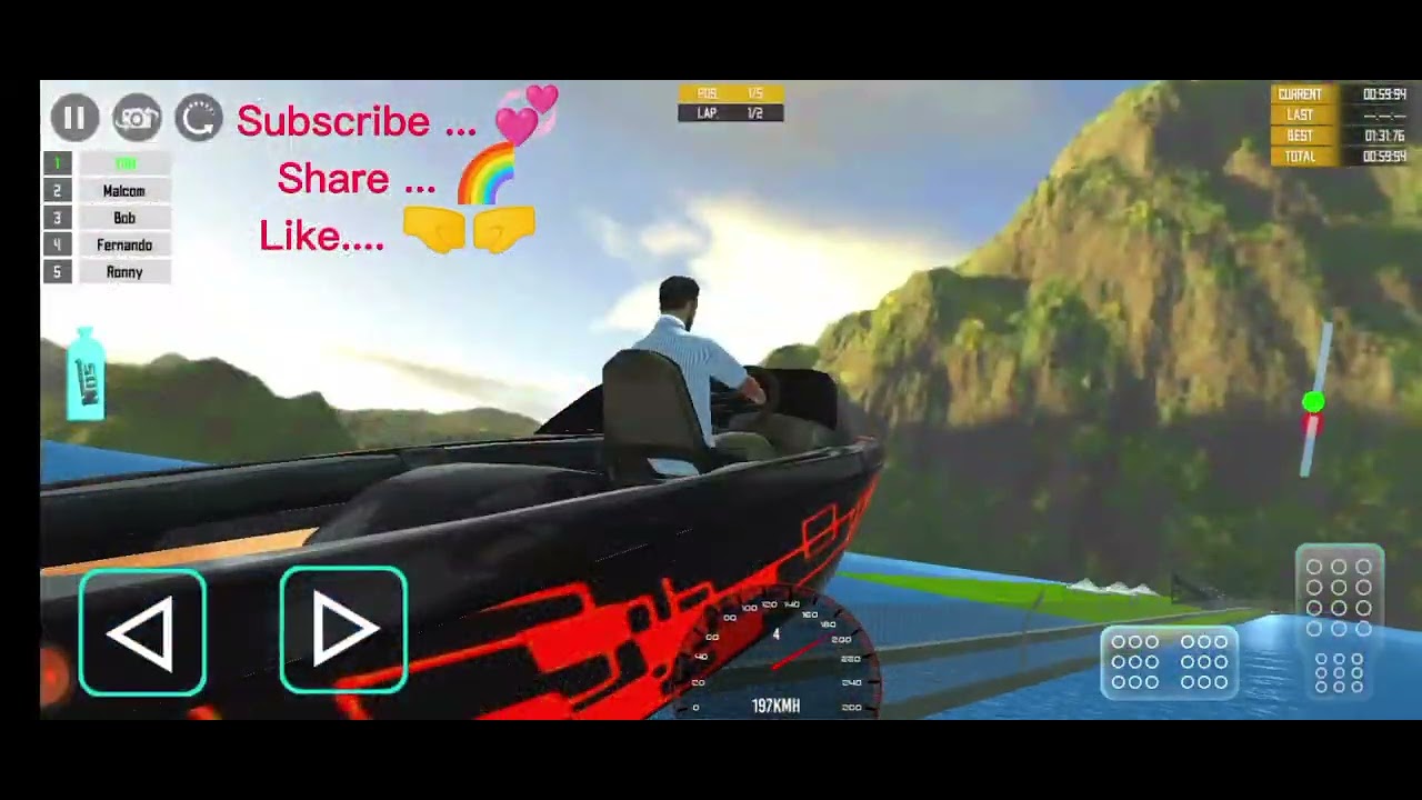First Gameplay In A Boat Racing Game By Chutty Praveen Gamer | Like ...