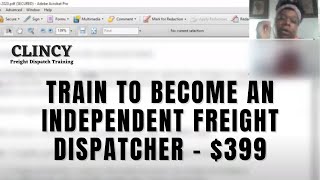 Train To Become An Independent Freight Dispatcher | LIVE, interactive sessions