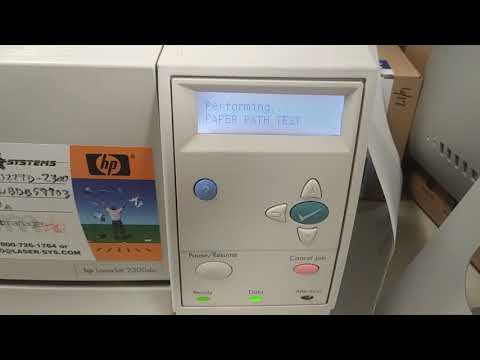 HP LaserJet 2300dn Duplex Demonstration