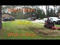 Cutting Grass - Demo Cross X Blade Mowing Thick St Augustine Grass Zero Turn