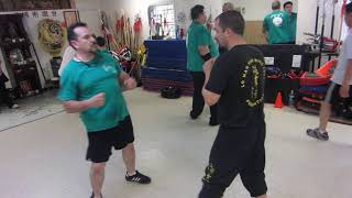 Side Kick Drill - Wing Chun Kung Fu - Marc Debus Virginia Beach School Of Gorden Lu