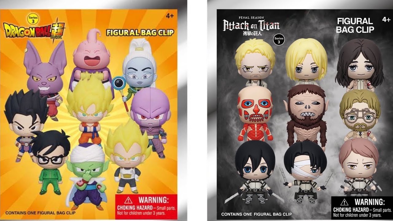 New anime dragons ball & attack on Titan figures blind boxes revealed preorder info