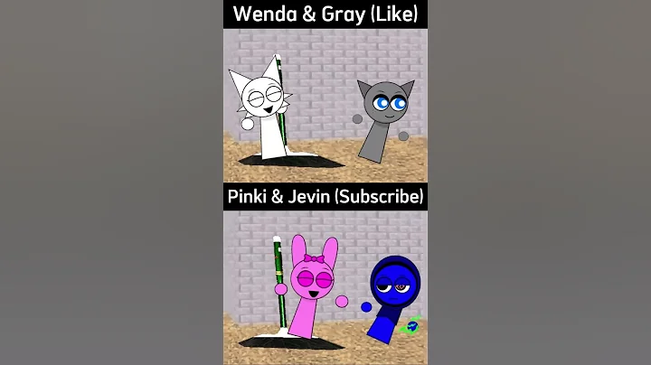 Wenda & Gray or Pinki & Jevin | Sprunki #edit #music #shorts #fyp #sprunki #sprunkiincredibox