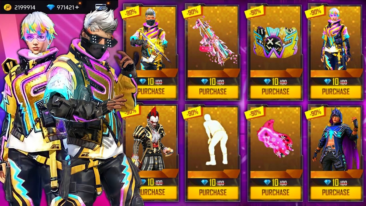 I Got 20000+ Diamonds & All Rare Bundles From Special Event Buying Everything -Garena Free Fire