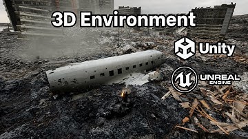 Plane Crash - Unreal Engine & Unity 3D Environment Pack