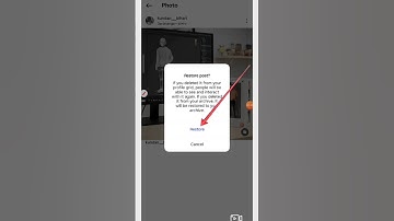 how to restore deleted post on instagram#instagram #restore #post #delete