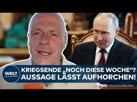 UKRAINE-KRIEG: "Einigung noch diese Woche?"! Trump-Satz lässt aufhorchen! Gespräche mit Moskau fix