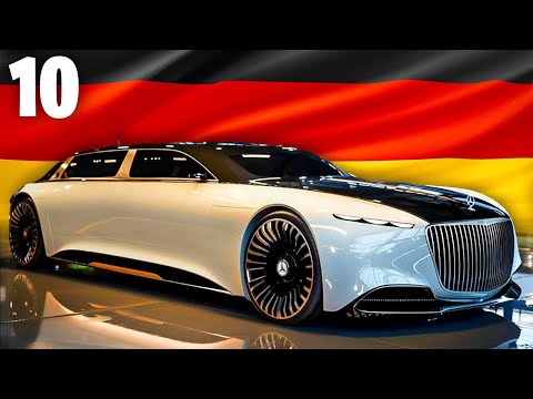 10 Most Luxurious GERMAN SUPERCARS for 2025