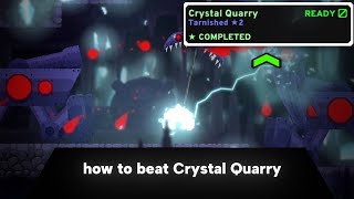 How to complete crystal quarry in corebound