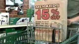 2013 Menards Bag sale/priced right sale commercial