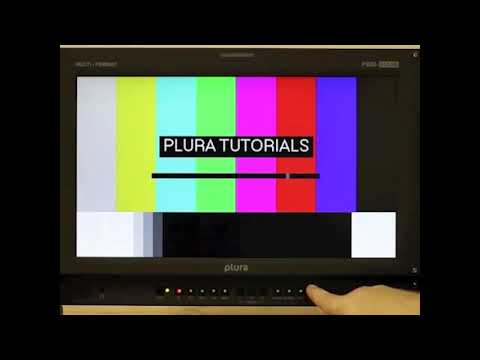 PLURA Tutorials: Display Time Codes on a PBM Monitor