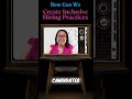 Recruitment Success: Crafting Inclusive Job Descriptions #shorts