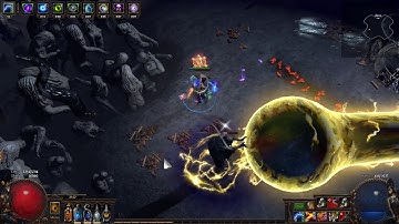 Path of Exile Arc traps deathless Uber Elder kill (ISC 3.3)