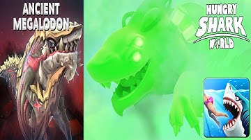 Hungry Shark World - NEW UPDATE - THE ANCIENT MEGALODON SHARK - All Sharks Unlocked