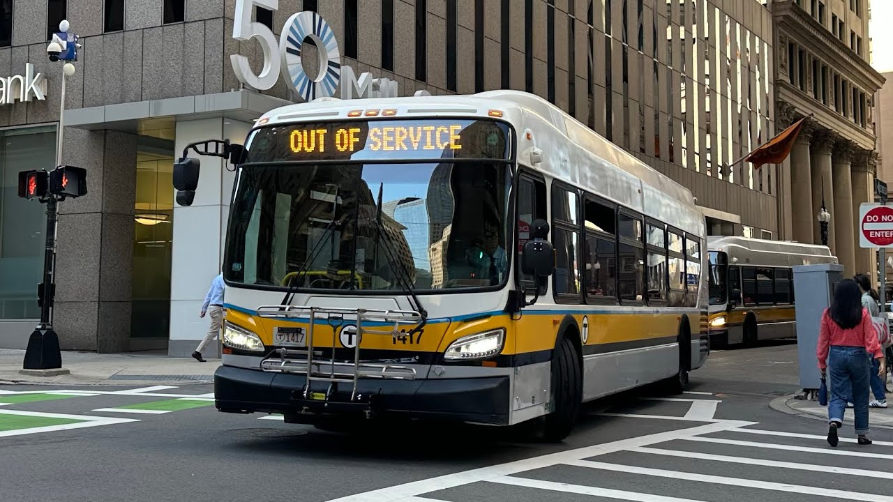 Max Rome Mbta MBTA 2014 New Flyer Industries XDE40 #1417 Ride on route 92 - YouTube