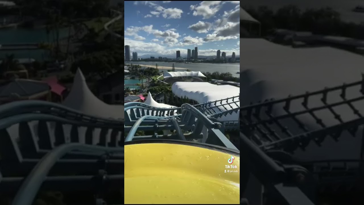 Storm coaster Sea world, Gold Coast YouTube