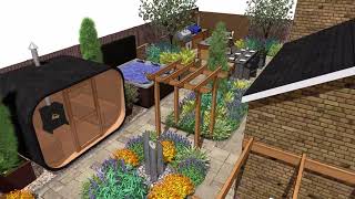 Barnsley Garden Design – Full Concept-1 Walkthrough. #outdoorliving #gardendesign