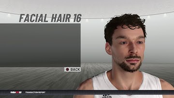 NBA 2K19 How to create Sergio Llull by MrGriptight