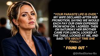 Your Parasite Life Is Over, My Wife Declared After Her Promotion, Saying We Would Each Pay Our Own Guide