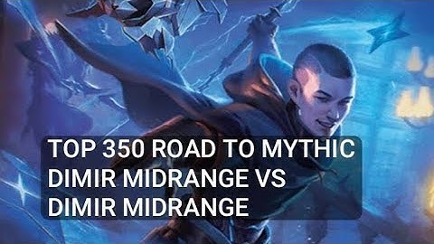 Road to Mythic from TOP 350 Player | Dimir Midrange vs Dimir Midrange | Standard | Platinum Rank