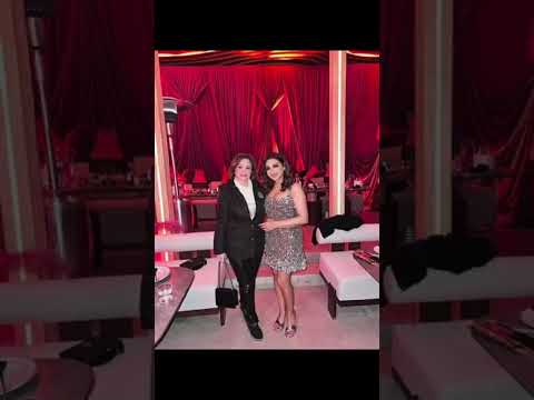 عيد ميلاد انغام يجمع كبار الفنانين والممثلين ويكشف عن اطلاله فضيه جذابه 