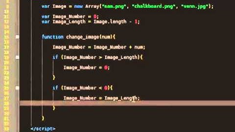 How to make a simple Javascript Slideshow with simple step by step