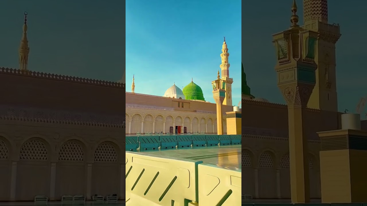 Beautiful Al Masjid An Nabawi 💚 Makkah Madinah Clips 