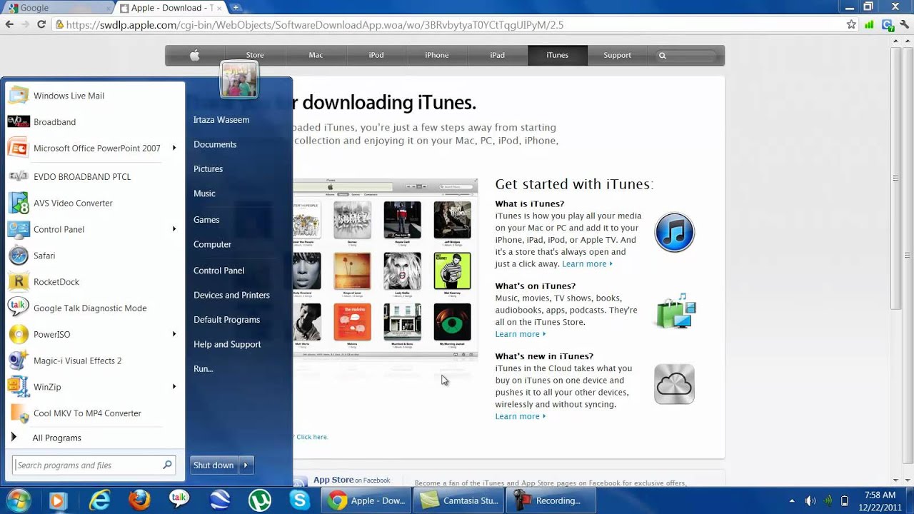 Скачать itunes на пк виндовс 7