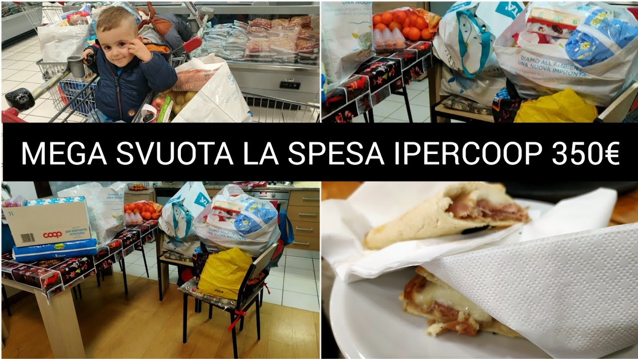 MEGA SVUOTA LA SPESA IPERCOOP 350€ | Vlogmas #11