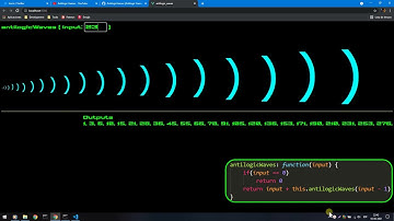 [Vue.js] Antilogical Waves (a wave generator recursive function)