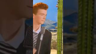 Rick Astley Touch Cactus #shorts #rickastley