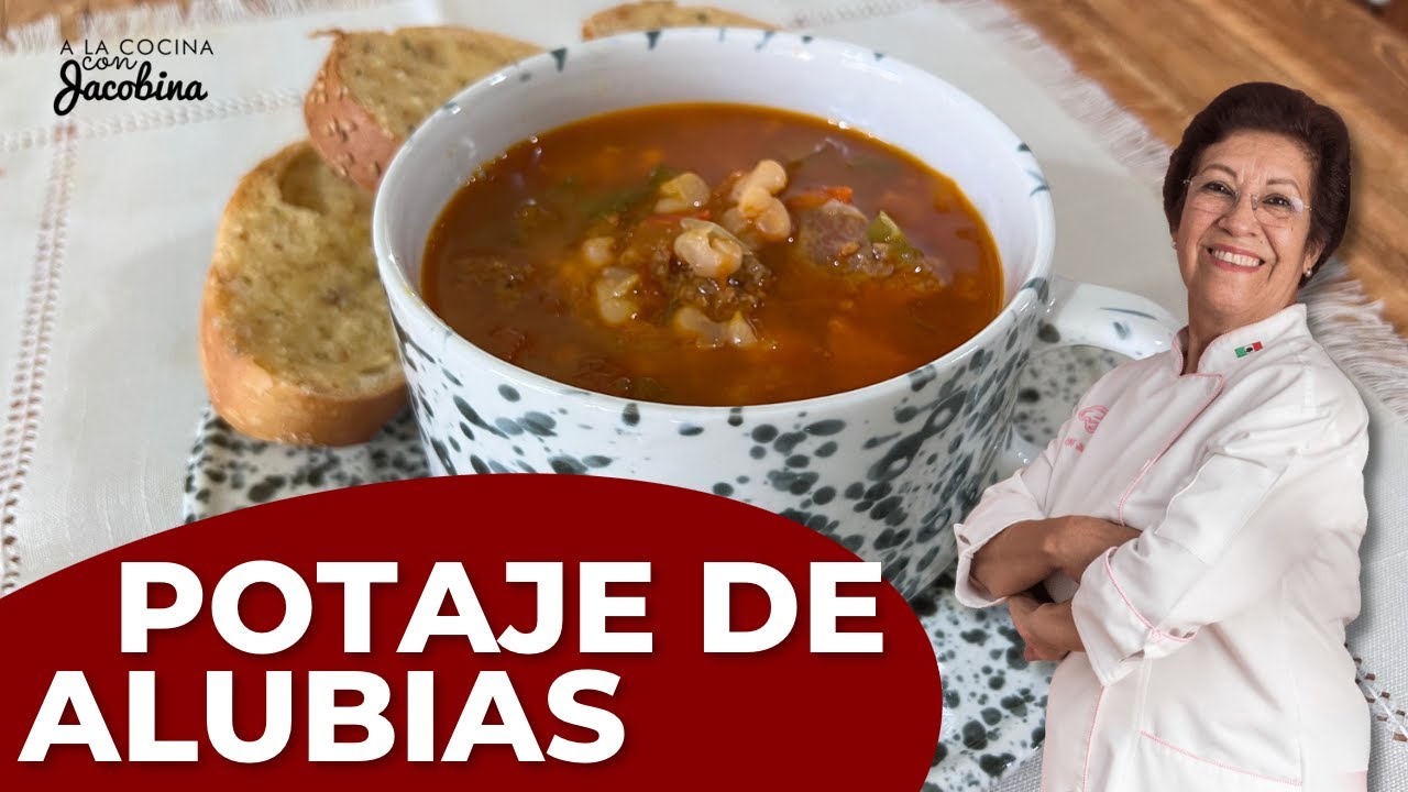 Como preparar las alubias caldosas | Como hacer potaje de alubias