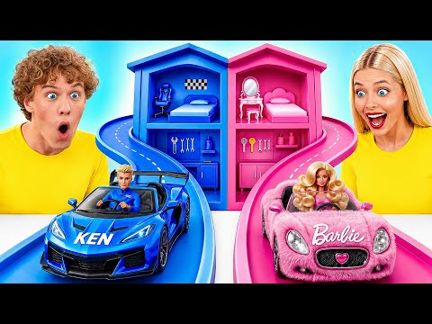 We Build Amazing Doll House | Boys vs Girls by Super Hyper DO