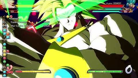 DBFZ v1.29 Z Broly L lariat TOD Combo ft. Baby