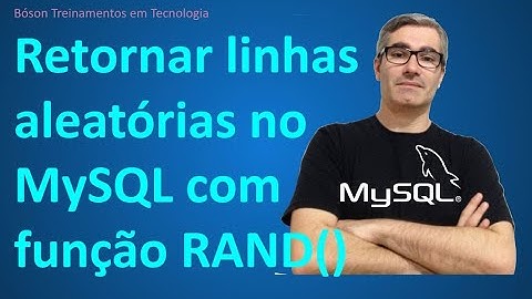 Como retornar linhas aleatórias de uma tabela no MySQL com a função RAND