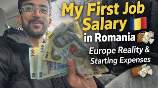 First Salary in Romania 🥹💰 | Hard Work, TRC Expenses & Real Struggle